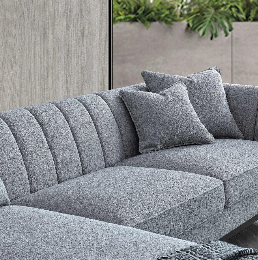 Cooper Corner Sofa In Dolphin Boucle - Sofa Lane