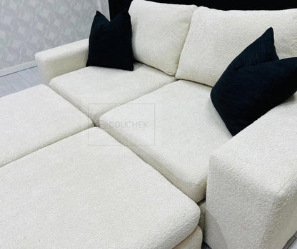 Hatch Cinema Couch Small - Boucle - Sofa Lane