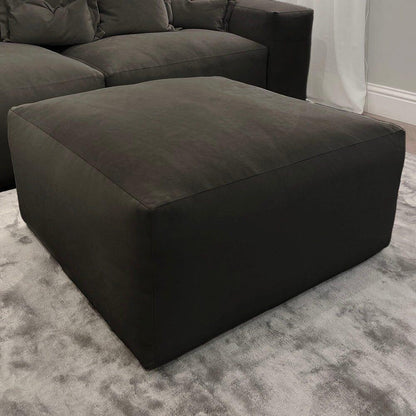 Lenox Black Velvet Pillow Back Sofa Range - Sofa Lane