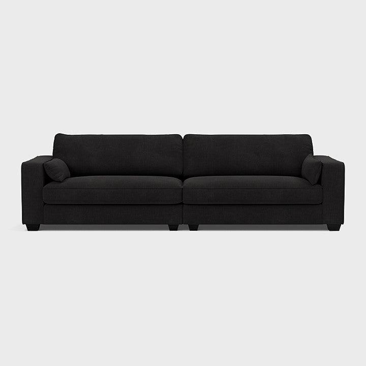 Bloomsbury XL Sofa - Black Top - Couchek
