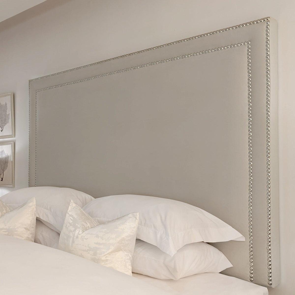 Olivia Premium Headboard With Studs - Couchek